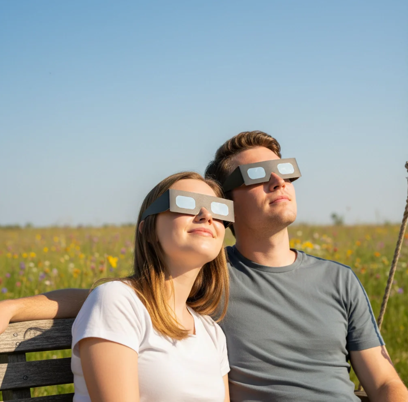 Lunettes Éclipse Solaire Certifiées ISO 12312-2 Protection Totale sélectionnées par Eclips-View