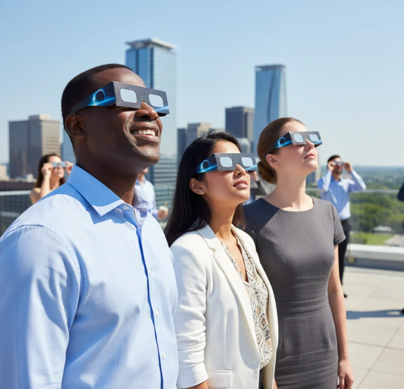 Lunettes Éclipse Solaire Certifiées ISO 12312-2 Protection Totale sélectionnées par Eclips-View